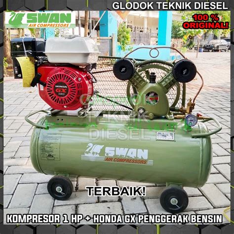 Jual SWAN Kompresor Angin 1 HP HONDA GX Engine Bensin Gasoline Air