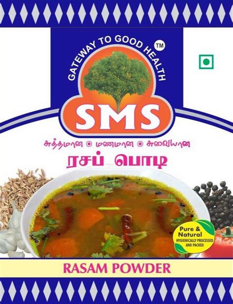 20 G SMS Rasam Powder Packaging Type Box At Rs 200 Kg In Chennai ID