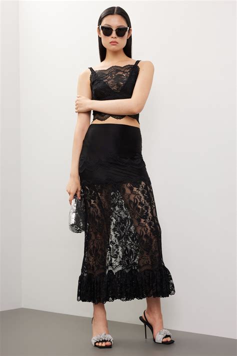 Lace Maxi Skirt By Rabanne Rent The Runway