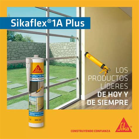 Sikaflex 1A Plus Sellador Poliuretano Elástico Gris 300ml