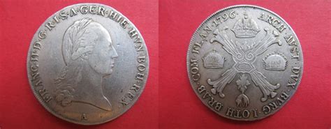 RDR Österreich habsburg Kronentaler 1796 A Habsburg Franz II I