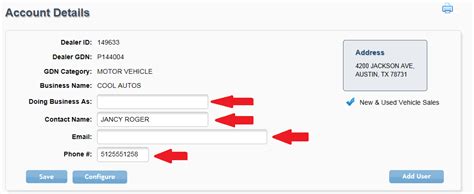 Changes To Webdealer Account Details Page Txdmv Message Archive