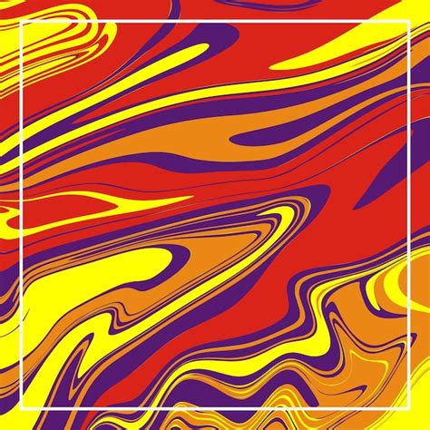 Premium Vector Liquid Background With Red Yellow And Purple Colour