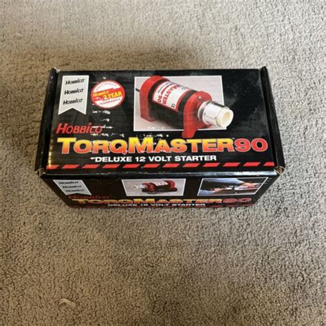 Hobbico Torqmaster Deluxe V Gas Nitro Engine Starter Rc Boat