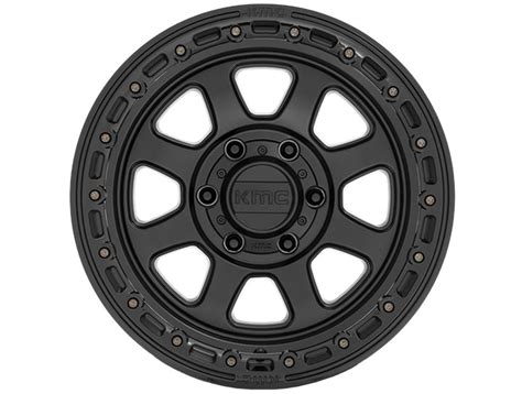 Kmc Matte Black Km548 Chase Wheels Havoc Offroad