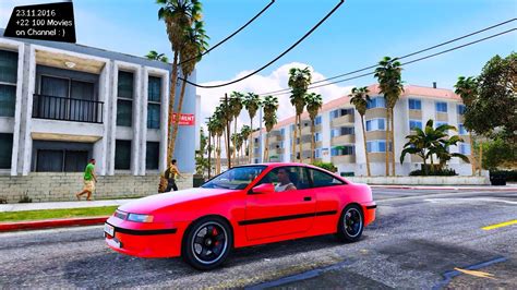 Opel Calibra Gt Gta V Mod Enb 27k 1440p Review Youtube