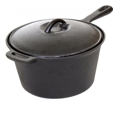 Multifunction Heavy Large Cast Iron Stew Pot Sauce Pan With Lid Buy