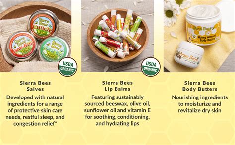 Organic Lip Balm By Sierra Bees Moisturizing Balm For