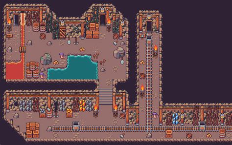 Raven Fantasy - 2D PixelArt Tileset and Sprites - Miner's Cave by ...