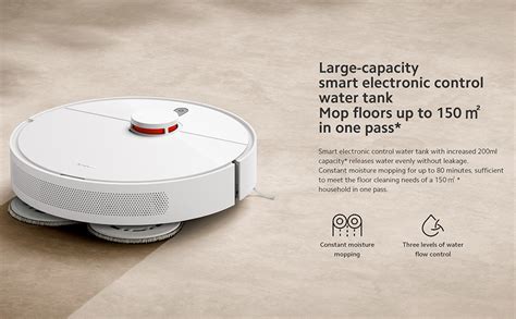 Xiaomi Robot Vacuum S10 Dual Pad Pressure Powerful Suction Fan