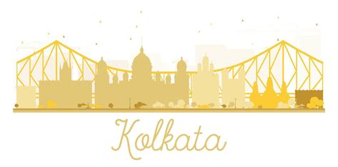 Kolkata City skyline golden silhouette. 9759447 Vector Art at Vecteezy