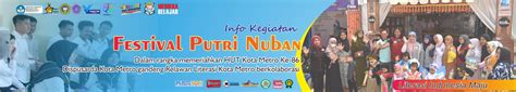 Festival Putri Nuban Tahun 2023 Hadirkan Kolaborasi Komunitas Literasi