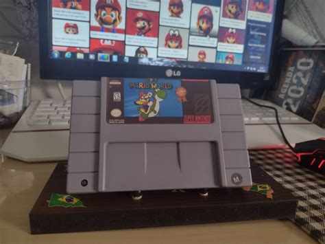 Super Mario World Original Super Nintendo Snes Garantia Salvando