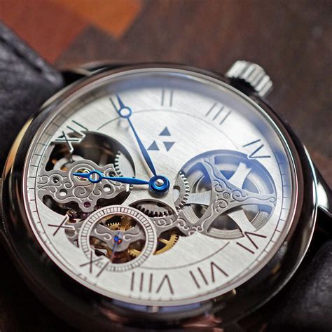 Classic skeleton watch