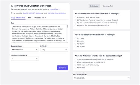 Generate Questions From Text With AI