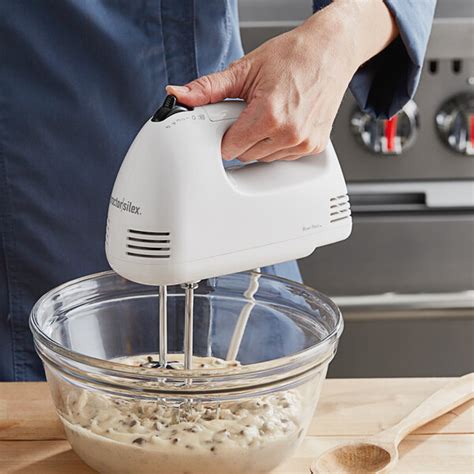 Proctor Silex Easy Mix White 5 Speed Hand Mixer With Beaters 62515G