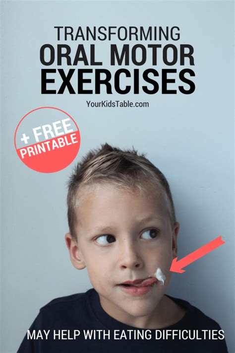 34 Oral Motor Exercises That You Never Knew You Needed Oral Motor