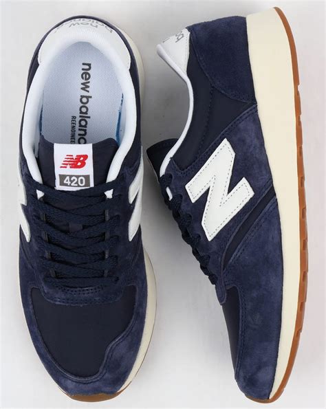 New Balance 420 Navy Suede Trainers Atelier Yuwa Ciao Jp