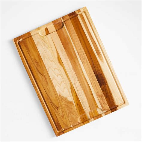 Crate Barrel Teak Reversible Cutting Board Crate Barrel Canada