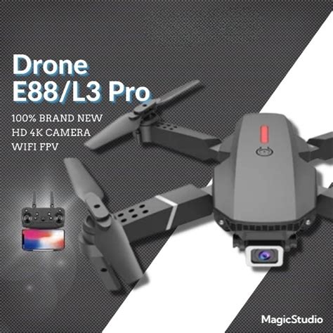 New Drone E K Pro Rc Quadcopter Foldable Portable Wifi Fpv