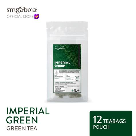 Jual Singabera Tea Imperial Green Teh Hijau Premium Teabag Kab