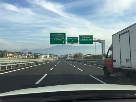 Autostrada Napoli Salerno Chiusura Notturna Delluscita Di Pompei Ovest