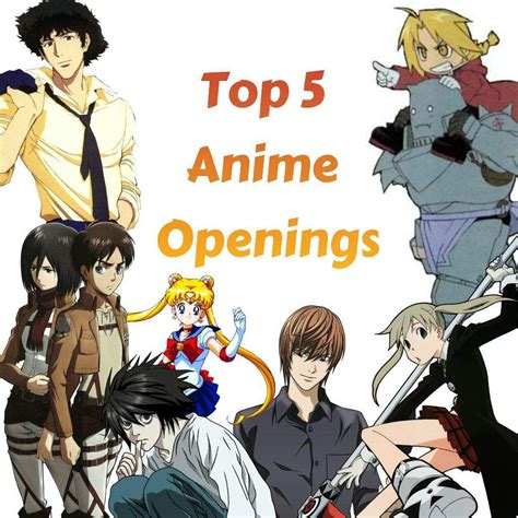 Top 5 Most Recognizable Anime Openings — Adilsons