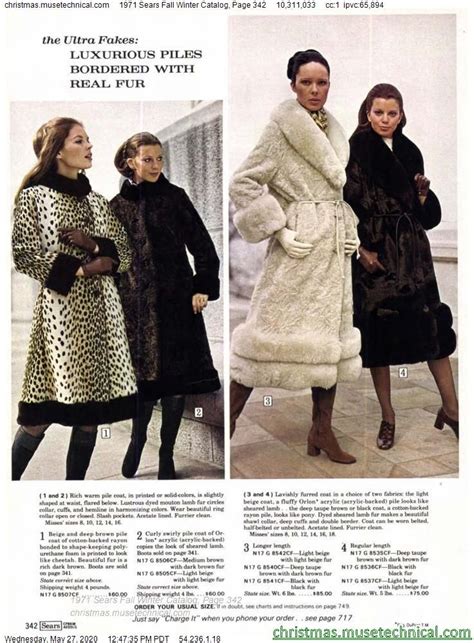 1971 Sears Fall Winter Catalog Page 342 Christmas Catalogs Holiday