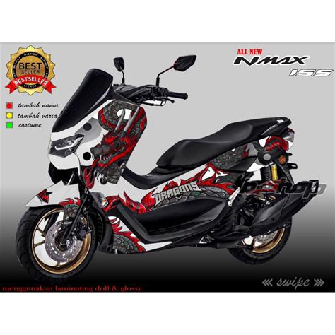 Jual Sticker Decal Nmax Full Body Motif Dragons Shopee Indonesia