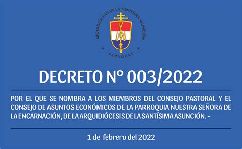 DECRETO Nº 003 2022 POR EL QUE SE NOMBRA A LOS MIEMBROS DEL CONSEJO