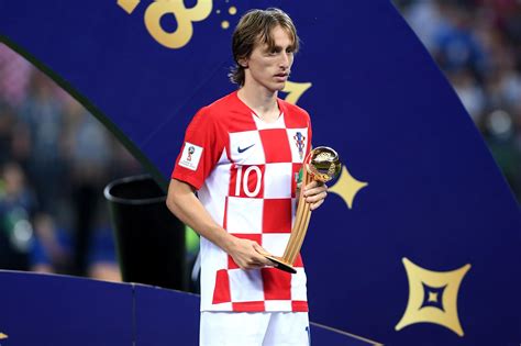 Luka Modric Wins The World Cup Golden Ball As Best Player At Tournament