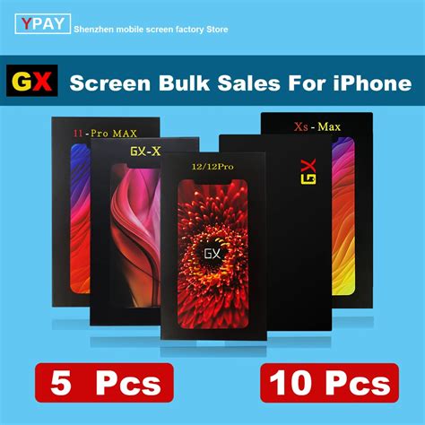 Batch Sales GX OLED For IPhone X XS XR 11 12 LCD Display Touch Screen