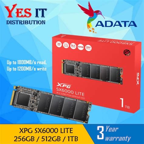 Adata Xpg Sx Lite Gb Gb Tb M Pcie Gen X M Ssd