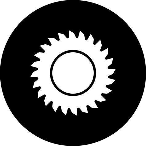 Circular Saw Vector Icon Style 22619734 Vector Art At Vecteezy