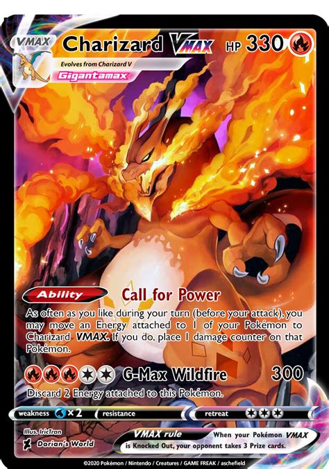 Charizard VMAX (Custom Pokemon Card) by Dorian1905 on DeviantArt