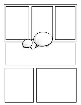 Blank Comic Book Templates Create Your Own Comic Book Comic Strip