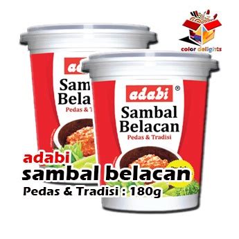 Adabi Sambal Belacan Tradisi G Shopee Malaysia