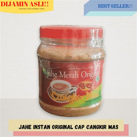 Jual Best Seller Minuman Jahe Merah Cangkir Mas Original Free