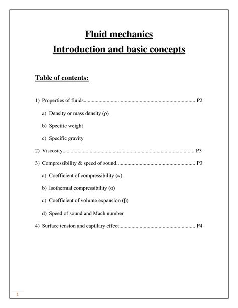 Solution Fluid Mechanics Introduction And Basic Concepts Studypool