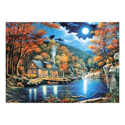 Castorland Par A Cabin By The Lake Puzzle Fiyat