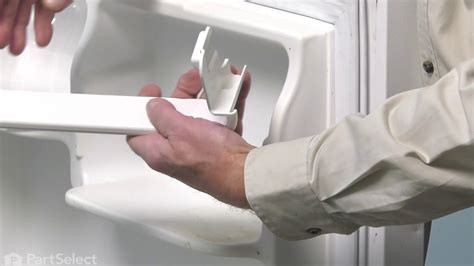 Frigidaire Refrigerator Repair How To Replace The Door Rack YouTube