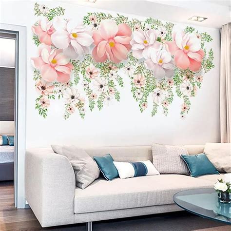 Large Flower Wall Decals | Large wall decals, Flower wall decals, Floral wall decals