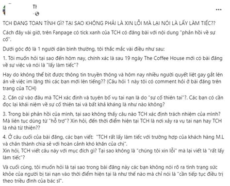 The Coffee House đã xử lý khủng hoảng truyền thông sai chỗ nào trong vụ