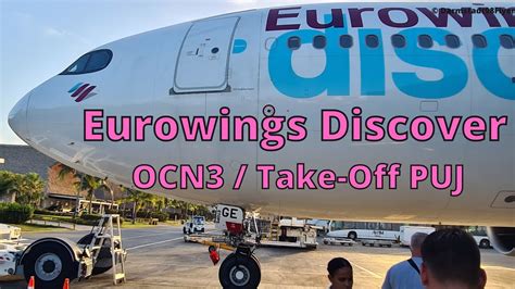 Hd Eurowings Discover Take Off A Punta Cana Int Airport