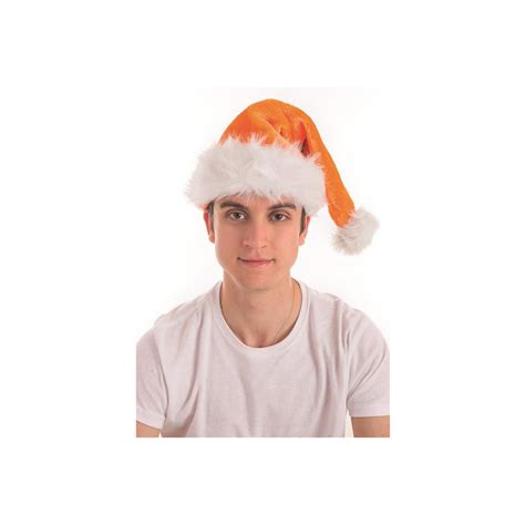 Gorro De Pap Noel Naranja