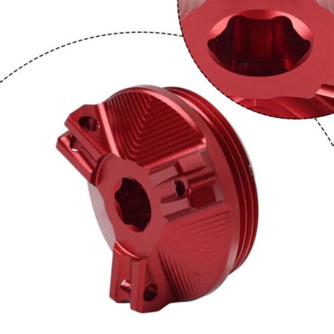 Red Engine Oil Filler Plug Cap Cover Red For BMW R NineT Pure R1200 GS