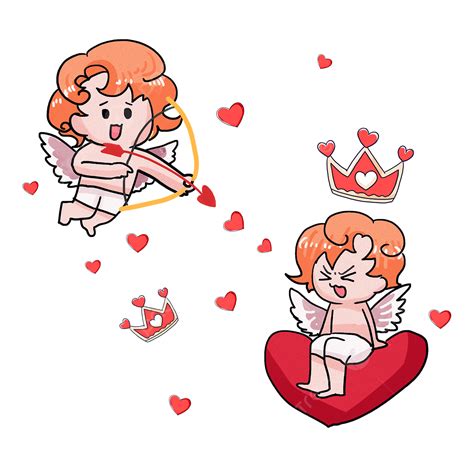 Love Cupid Hd Transparent Cupid Archery Love Crown Cupid Valentines