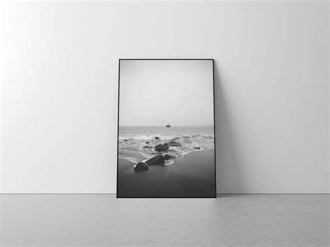 Beach Photography, Black and White Beach Print, Ocean Photography ...