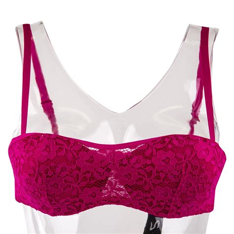 Soutien Gorge Bandeau Rose En Dentelle Femme New Suniz Undiz Prix