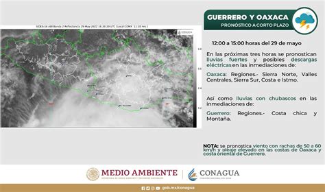 CONAGUA Clima on Twitter El Huracán Agatha ocasionará en las